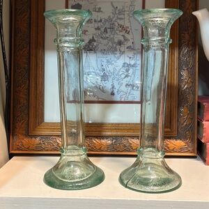 Recycled Glass Candle Holders Made in Spain